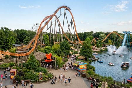 Walibi Belgium entry ticket with Brussels audio guide and eSIM