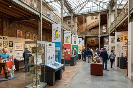 Comic Art Museum Brussels entry ticket with city audio guide and eSIM