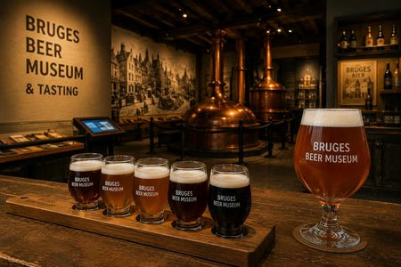 Bruges Beer Museum entrance ticket with tasting and eSIM