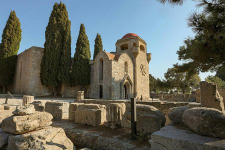 Rural Rhodes countryside self-guided tour with private transportation
