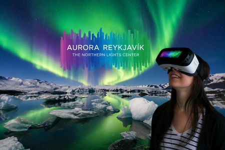 Aurora Reykjavik Northern Lights Centre with city audio guide and 1GB eSIM