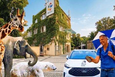 Transfer to Prague Zoo with audio guide