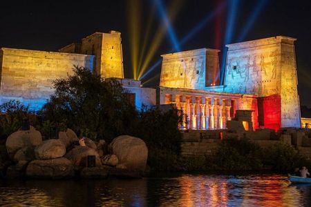 Sound and Light Show experience at Philae Temple from Aswan