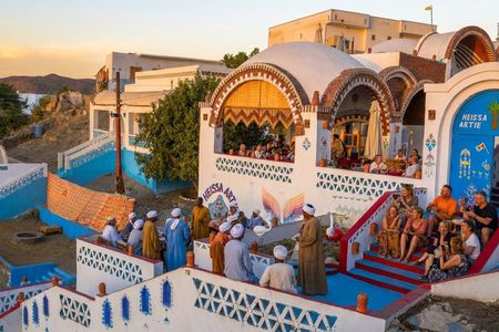 Felucca sunset experience with Nubian dinner from Aswan
