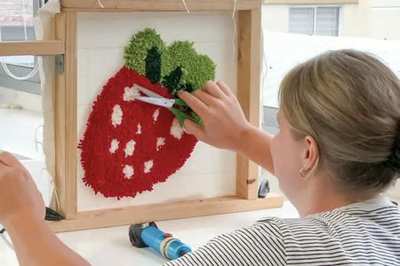 Rug tufting workshop in Ho Chi Minh City