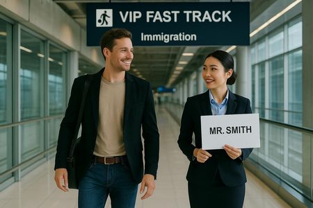 Phuket Airport Fast Track Customs Pass with Assistant