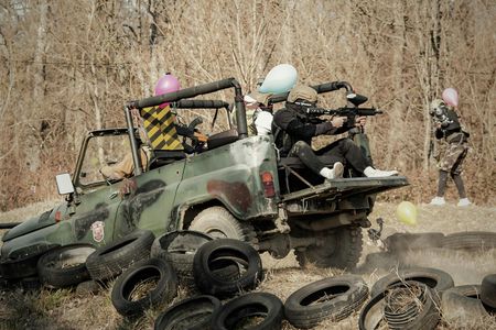 Off-road paintball experience in Budapest with targets