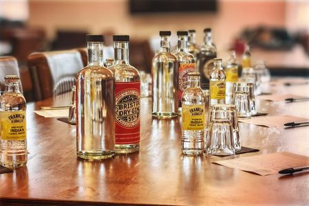 Guided gin tasting at an independent distillery in Bristol