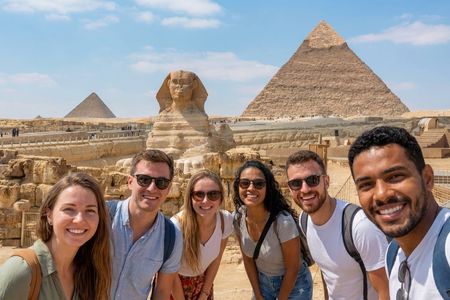 Full-day the Pyramids, Sphinx, Memphis, Saqara and Dahshour