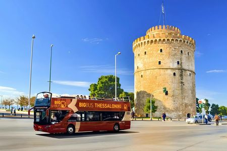 Thessaloniki hop-on hop-off bus tour with 24 or 48-hour pass