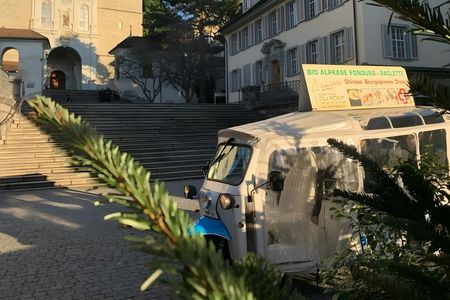 Guided tuk-tuk tour in Lucerne with fondue and wine