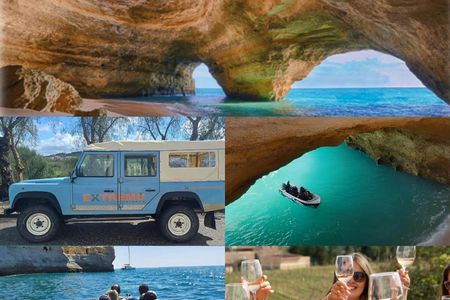 4x4 ride in Algarve with wine tasting, and boat cruise