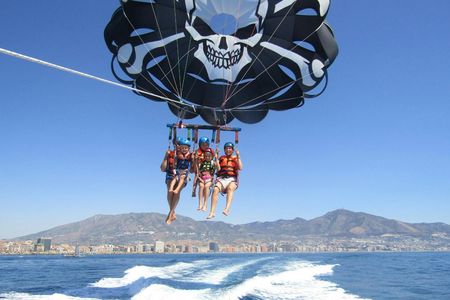 Parasailing flight in Benalmadena