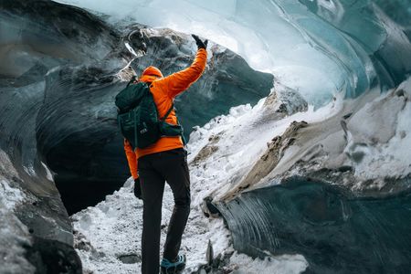 Glacier and ice cave tour in glacier monster truck from Gullfoss