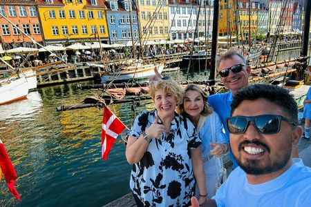 Copenhagen walking tour with harbour ferry and royal sites