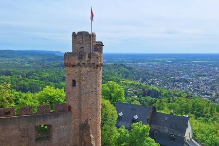 Three hilltop castles tour along the Bergstrasse