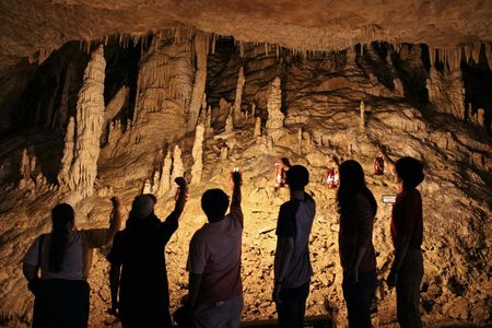 The Lantern Tour at Natural Bridge Caverns in Texas