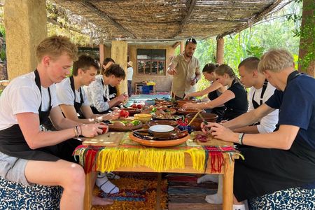 Full-day Atlas Mountains guided village tour and Berber cooking class