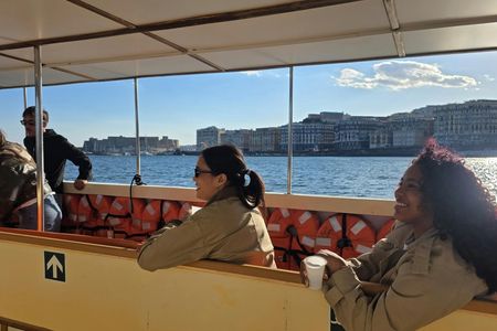 Naples bay cruise with Posillipo and Vesuvius views