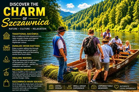 Traditional Dunajec River Rafting with Palenica Chairlift from Krakow