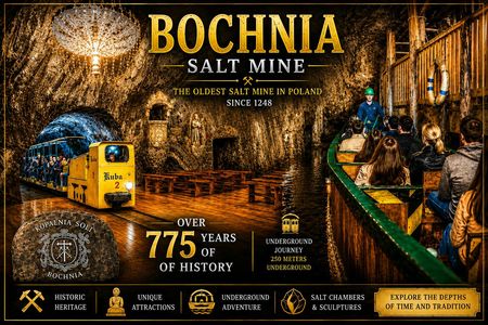 Bochnia Salt Mine tour from Kraków with underground boat ride