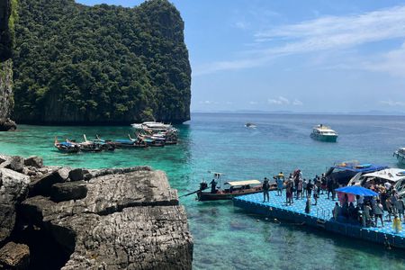 Phi Phi Islands full-day tour with private beach access