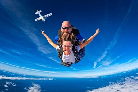 Tandem skydive activity in Gran Canaria