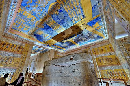 Dendera Temple, Kings Valley, felucca cruise and lunch from Marsa Alam