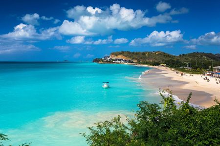 Reggae vibes on the beach with BBQ, rum punch and hammocks in Antigua