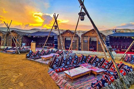 Desert Night with Bedouin Dinner, Arabic Coffee and Show from Cairo