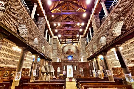 Old Cairo with the hanging church, Coptic museum and mosques