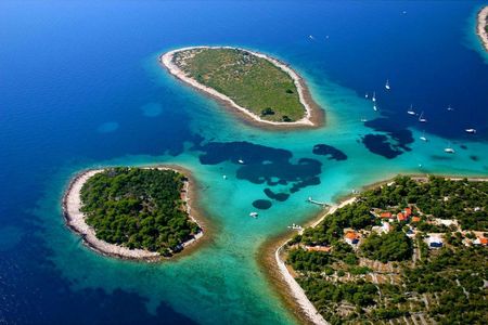 Blue Lagoon and Trogir private boat tour