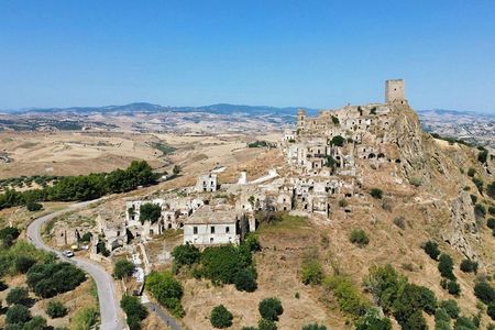 Craco ghost town and Lucano museum tour from Matera