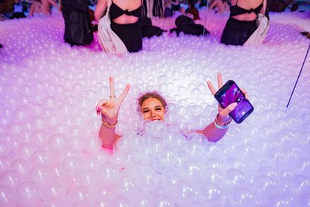 Ballie Ballerson ball pit and cocktail bar experience in London