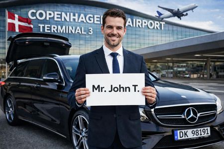 Private airport transfer service in Copenhagen