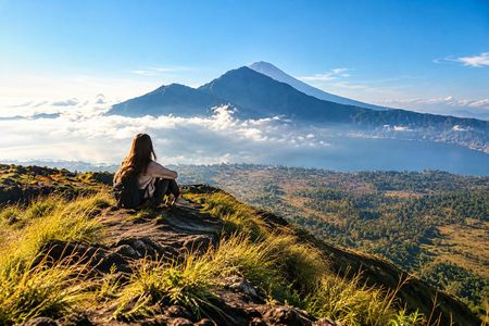 Mount Batur sunrise hike and natural hot springs in Bali