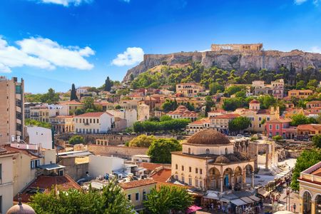 Athens e-trike tour with greek gods game and ice cream stop