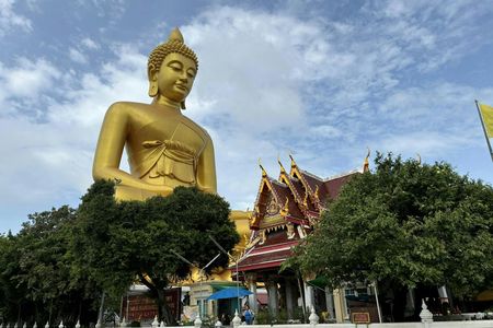Bangkok small-group electric canal tour with Big Buddha views
