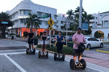 South Beach panoramic night self-balancing scooter tour