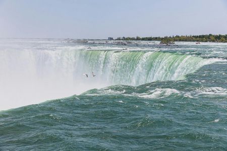 Niagara Falls Skylon Tower and behind the falls guided tour