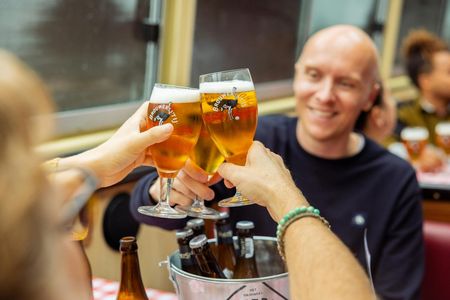 Amsterdam canal cruise with beer tasting featuring Brewery 't IJ