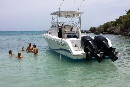 Snorkel And Beach Hopping Private Boat Tour from Ocho Rios