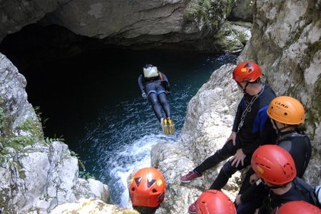 Canyoning in Nevidio Canyon
