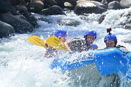 Full Day Class II-III Rafting and Canyoning Rappelling from La Fortuna-Arenal
