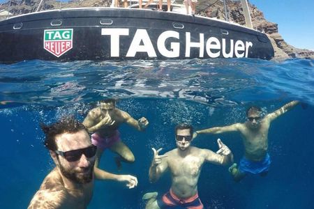 Santorini Adventurous Catamaran Experience with Snorkeling