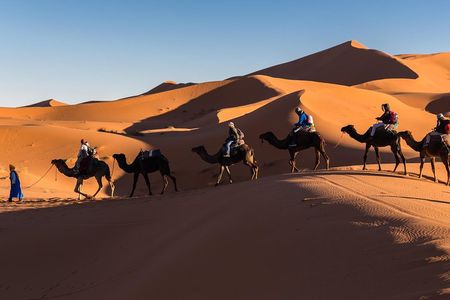 Private 3-days Desert tour from Zagora to Erg chigaga Dunes & Camel trek 