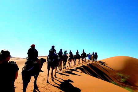 5 Day Desert tour from Fes to Marrakech With Erg Chebbi dunes , Camel Trekking