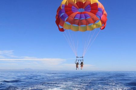 Parasailing adventure with round trip transfers included