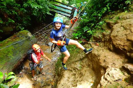 Pure Trek Canyoning & Sky Trek Zip Line Combo 