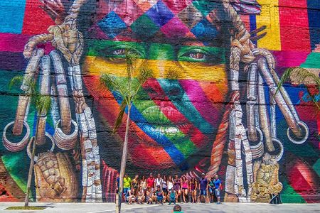 Along the Olympic Boulevard in Rio de Janeiro